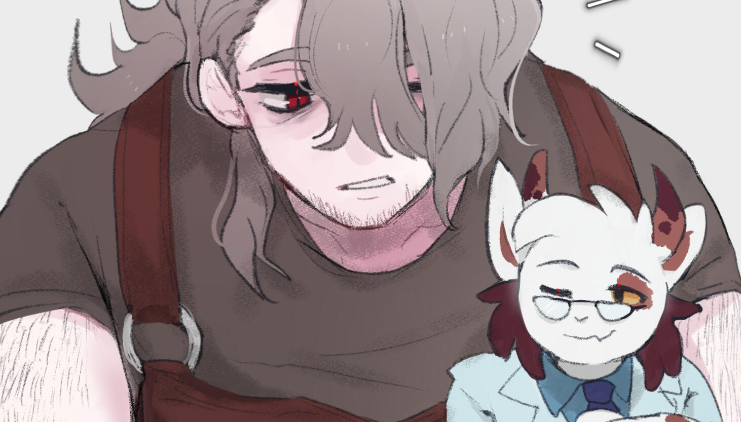 Darwin and Collen (right, oc belongs to anon)