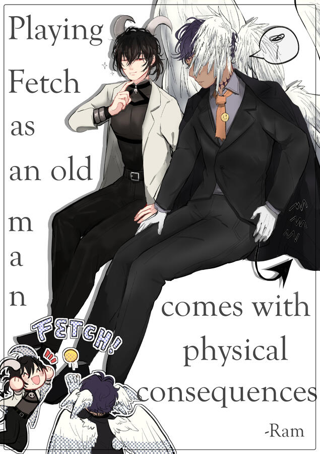 Ramiel (winged, oc belongs to Emanon) and Shell