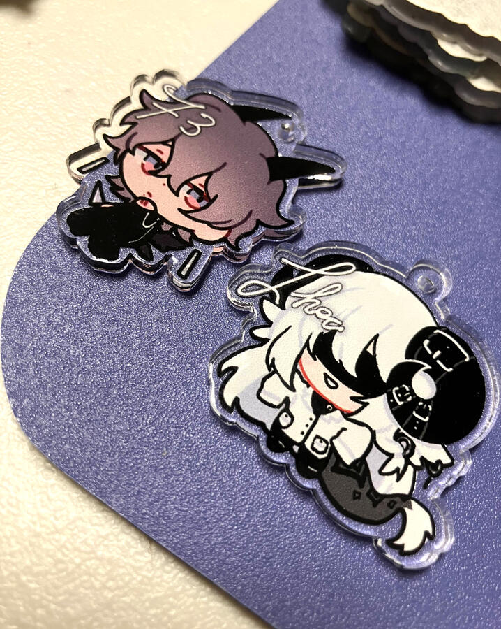 73 (Nino) and Lhoc 1.5" Acrylic Charm