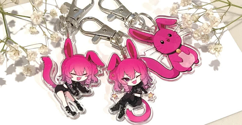 Mizu 2" Acrylic Charm