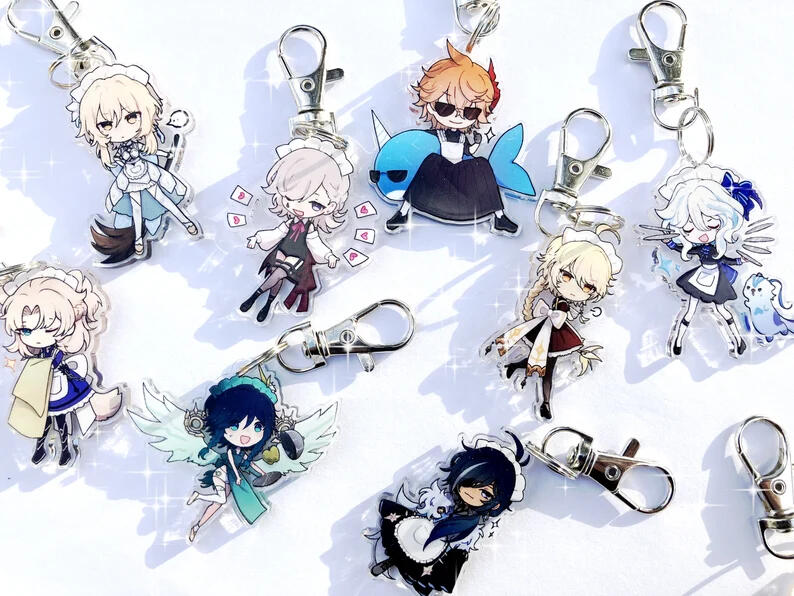 Genshin 2" Acrylic Charm